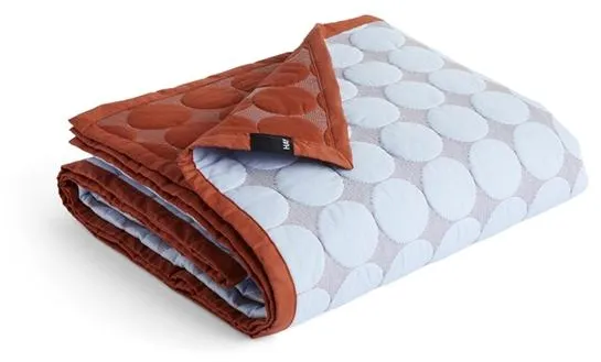 HAY Mega Dot Sengetæppe 260x260 Lyseblå