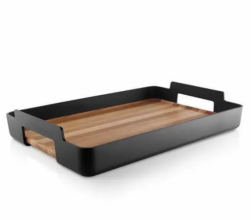 Eva Solo Nordic Kitchen rektangulær serveringsbakke 50x34 cm - Karboniseret bambus